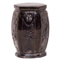 Early 20th Century Chinese Noir Garden Table