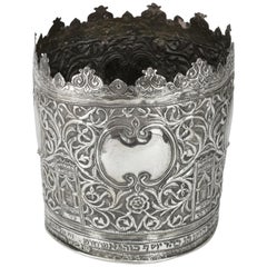 Used Early 20th Century North African Silver Torah Crown