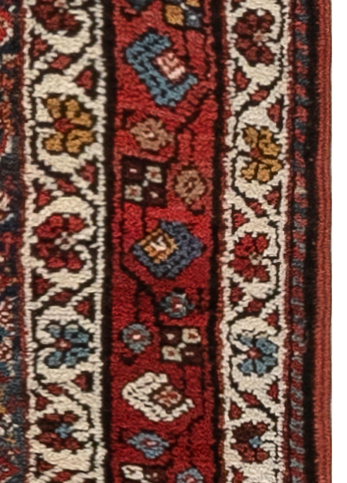 Hand-Knotted Early 20th Century North West Persian Runner For Sale