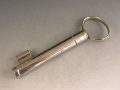 Early 20th Century Novelty Silver Plated Key Writing Compendium, circa 1900