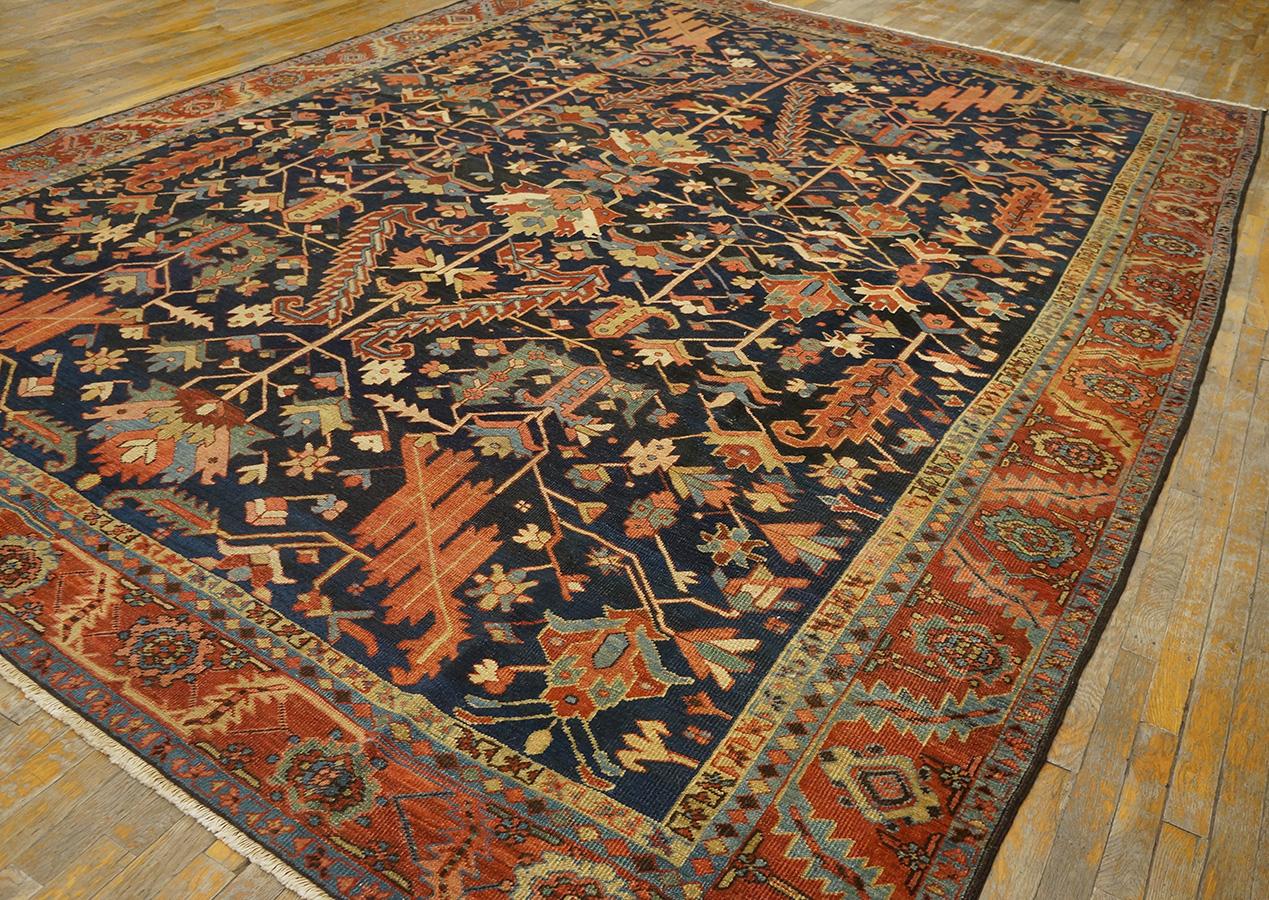 Early 20th Century N.W. Persian Heriz Carpet 9' 9