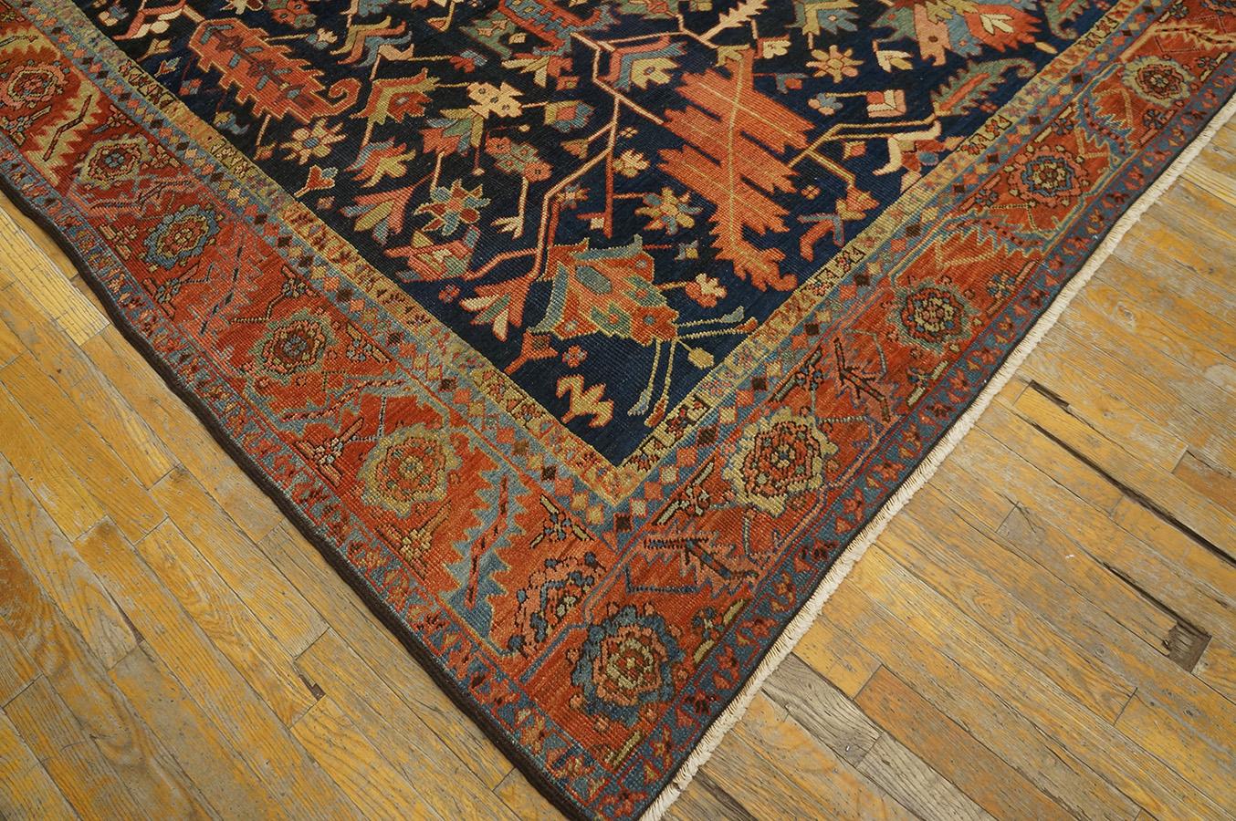 Early 20th Century N.W. Persian Heriz Carpet 9' 9