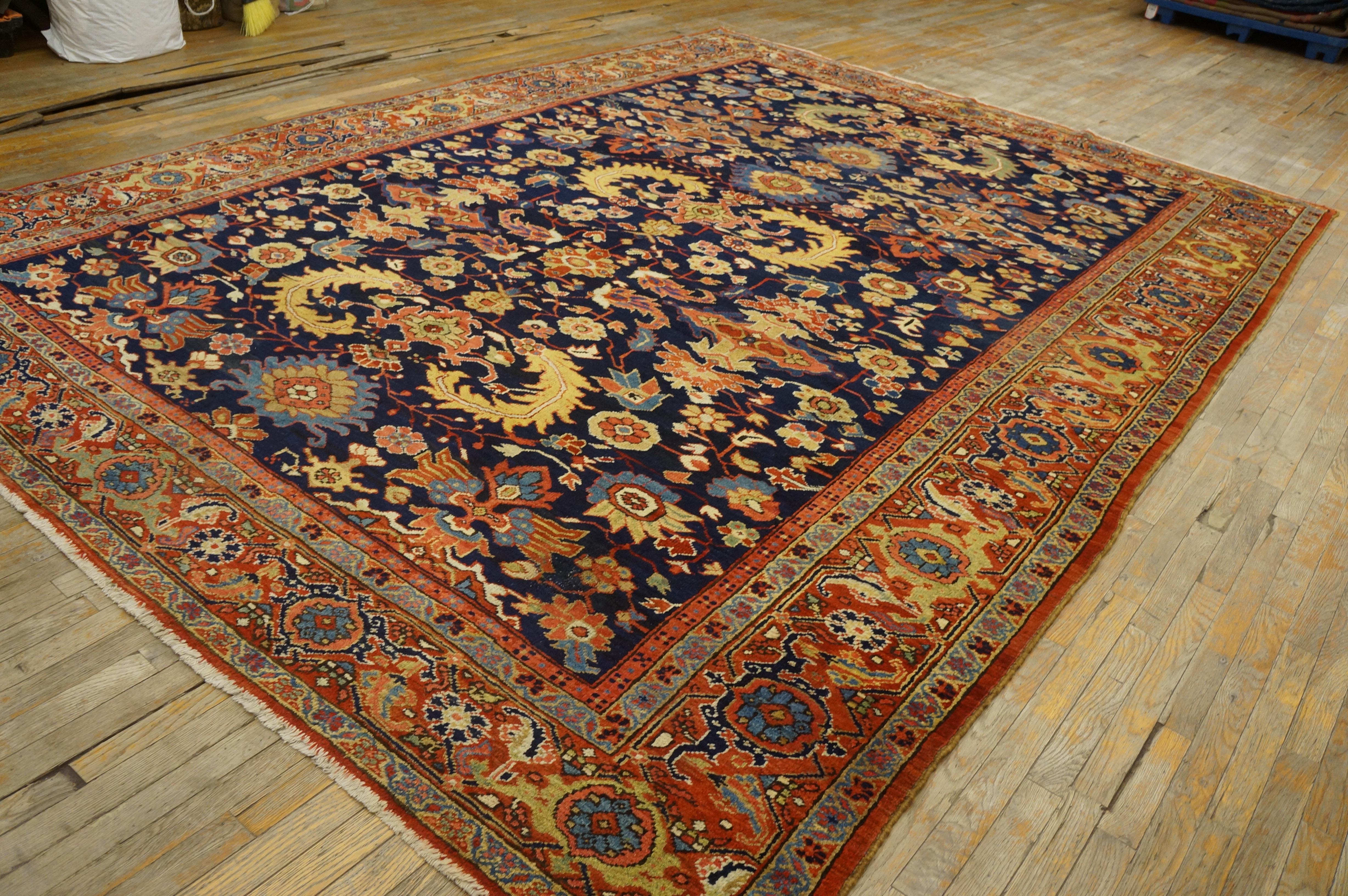 Début du 20e siècle  N.W. Tapis persan Heriz ( 9'3