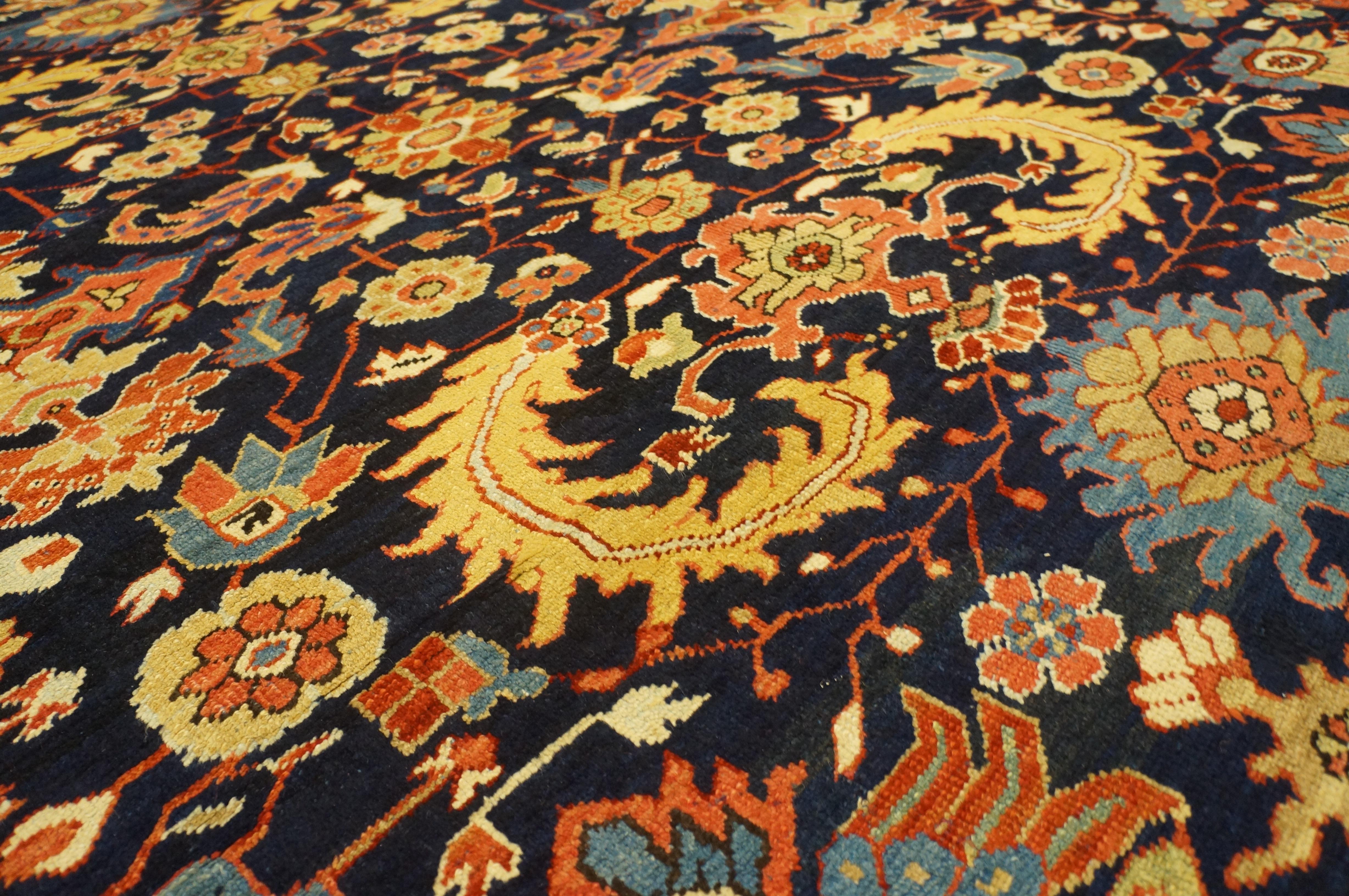 Early 20th Century  N.W. Persian Heriz Carpet ( 9'3