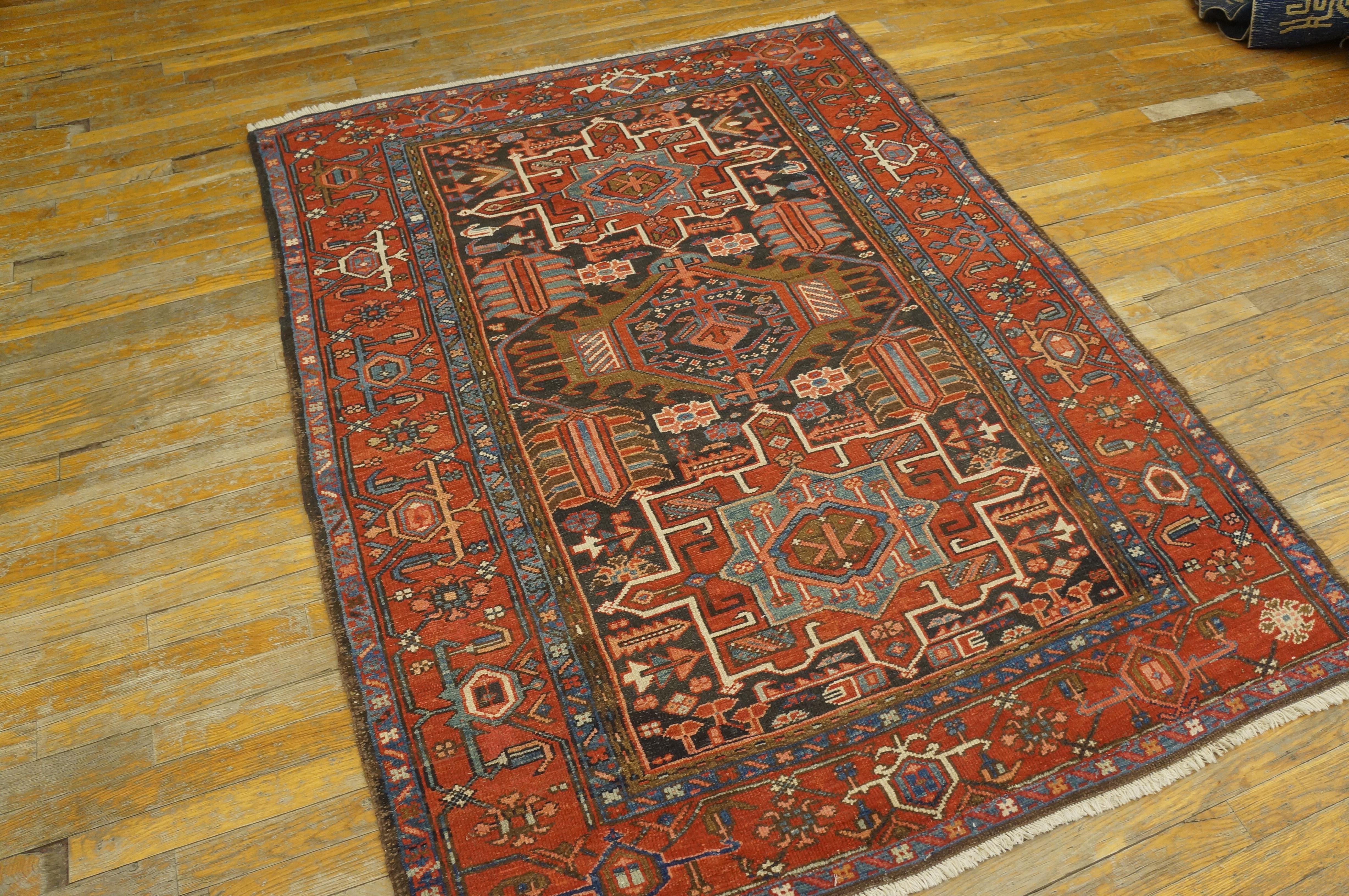 Early 20th Century N.W. Persian Karajeh Carpet ( 4'6