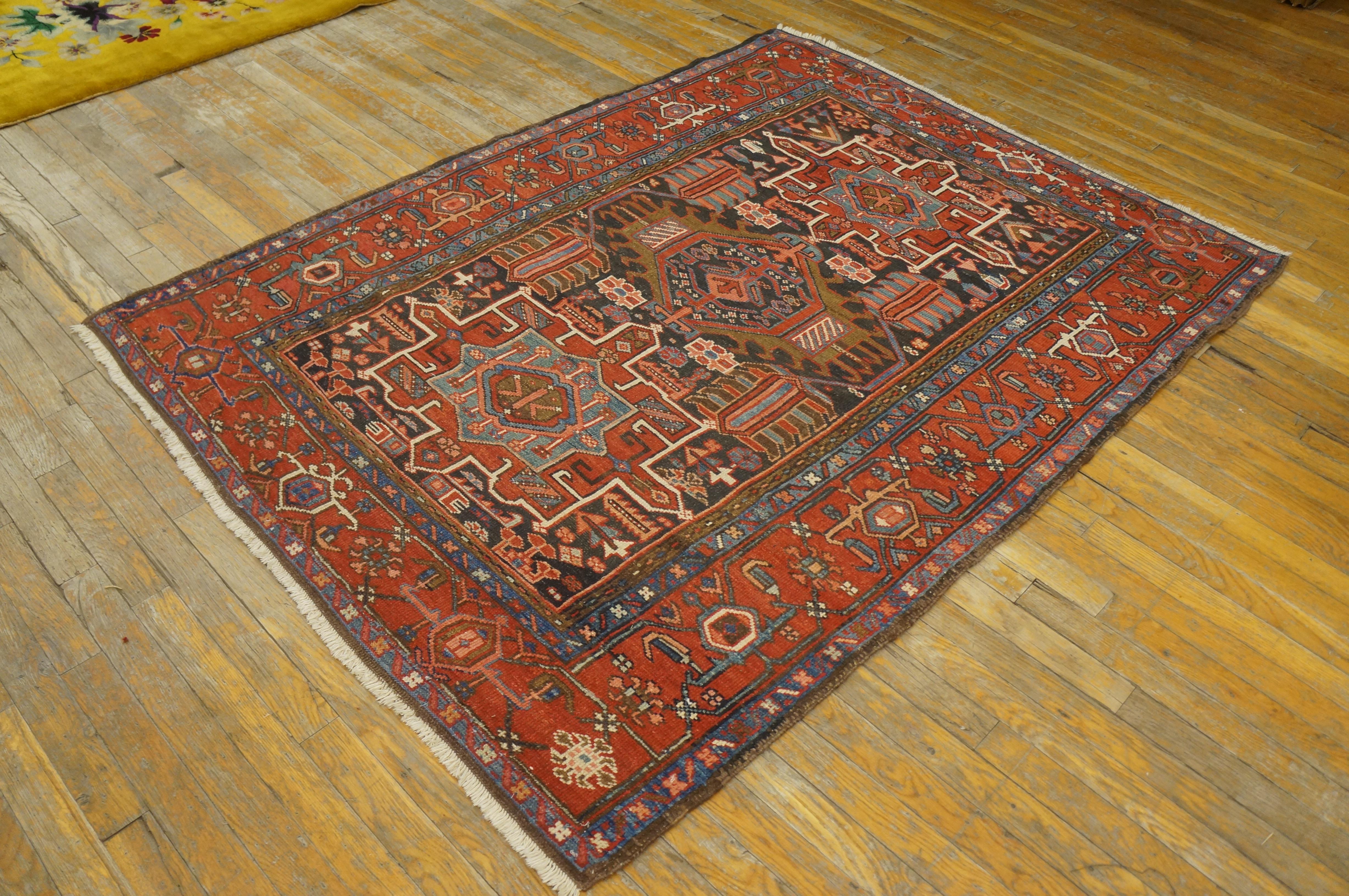 Early 20th Century N.W. Persian Karajeh Carpet ( 4'6