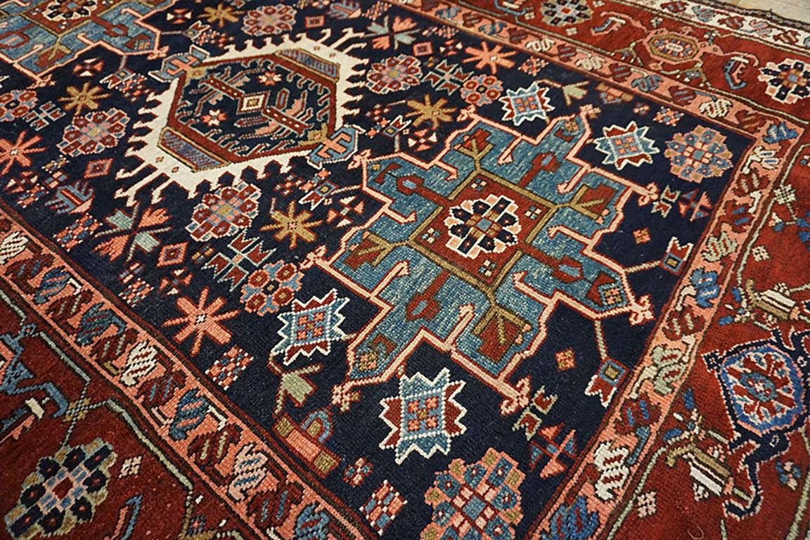 Principios del siglo XX N.O. Alfombra Persa Karajeh ( 4'6