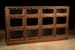 Early 20th Century Oak 12-Drawer Haberdashery Cabinet