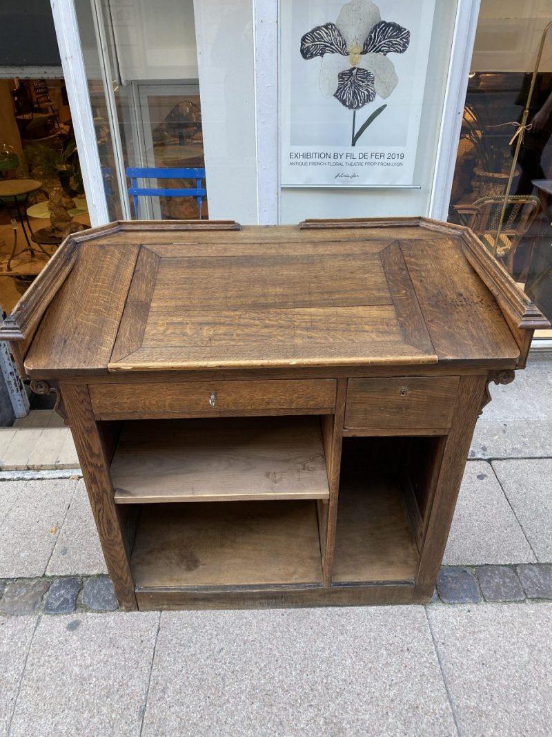 Early 20th Century Oak Counter Desk 7