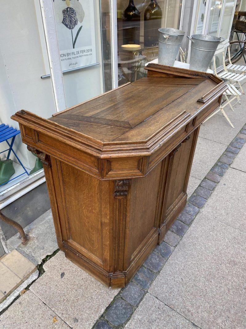Early 20th Century Oak Counter Desk 10