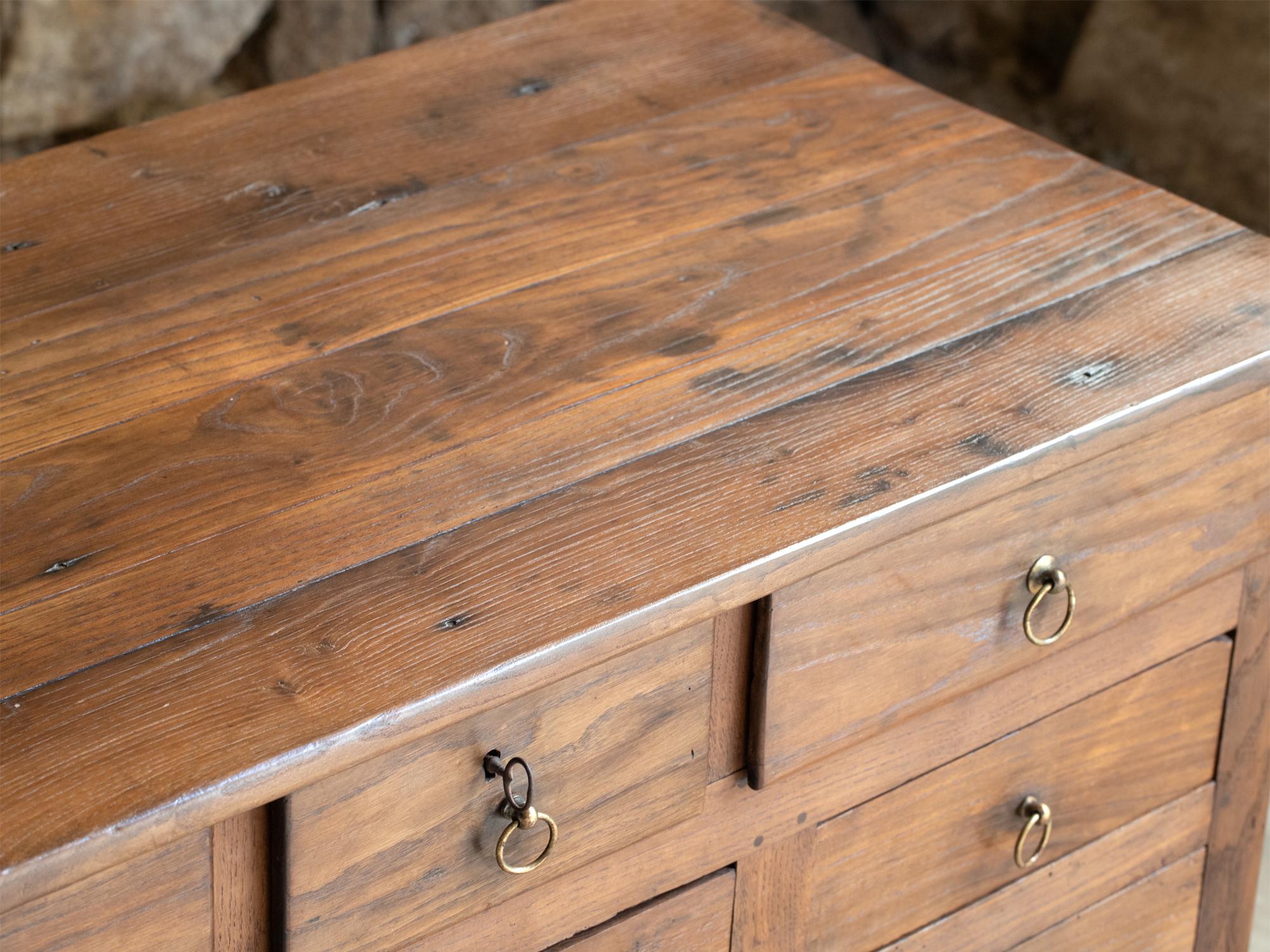 Early 20th Century Oak Grocery Shop Counter In Good Condition In Wembley, GB