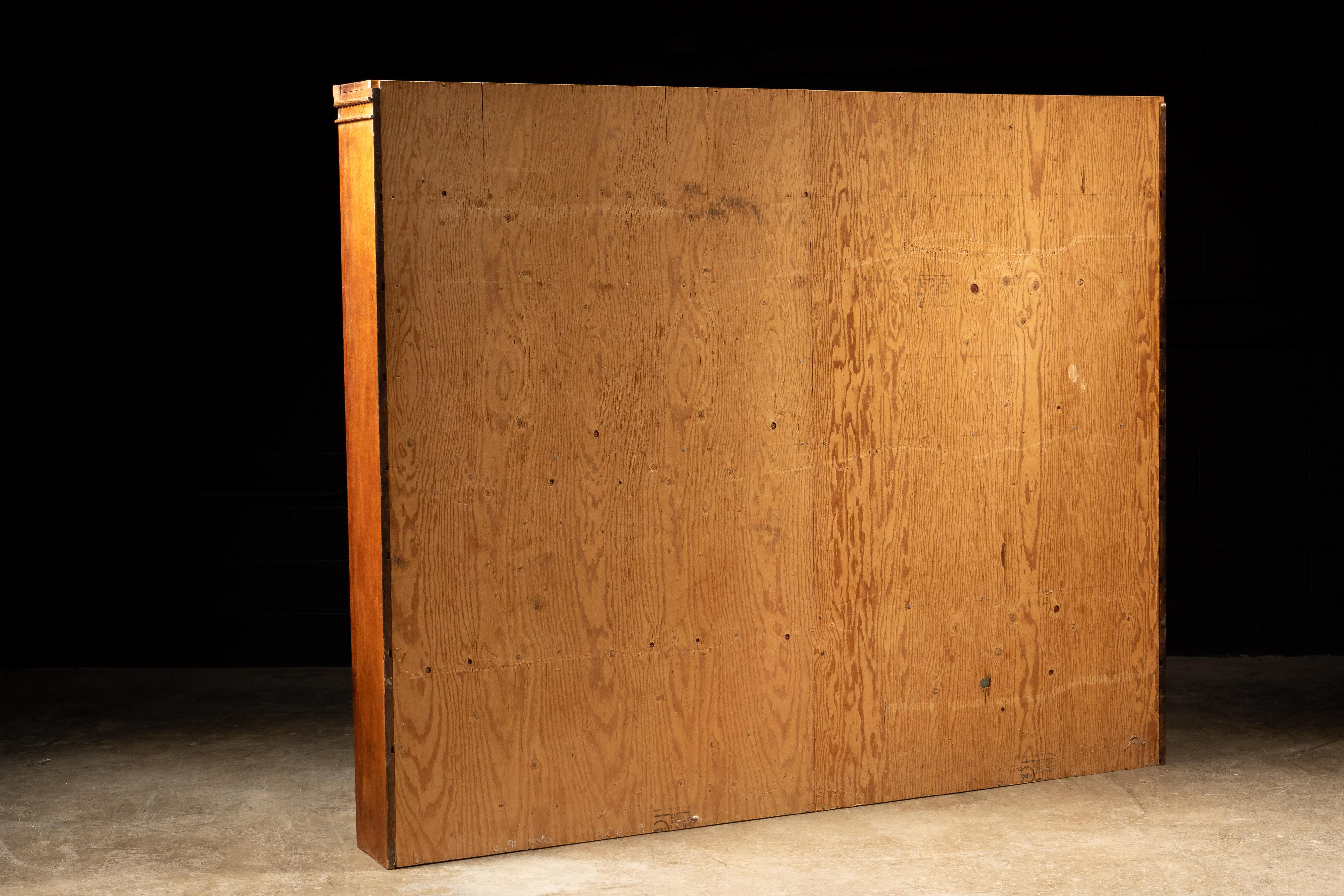 Early 20th Century Oak Laboratory Display Cabinet 2