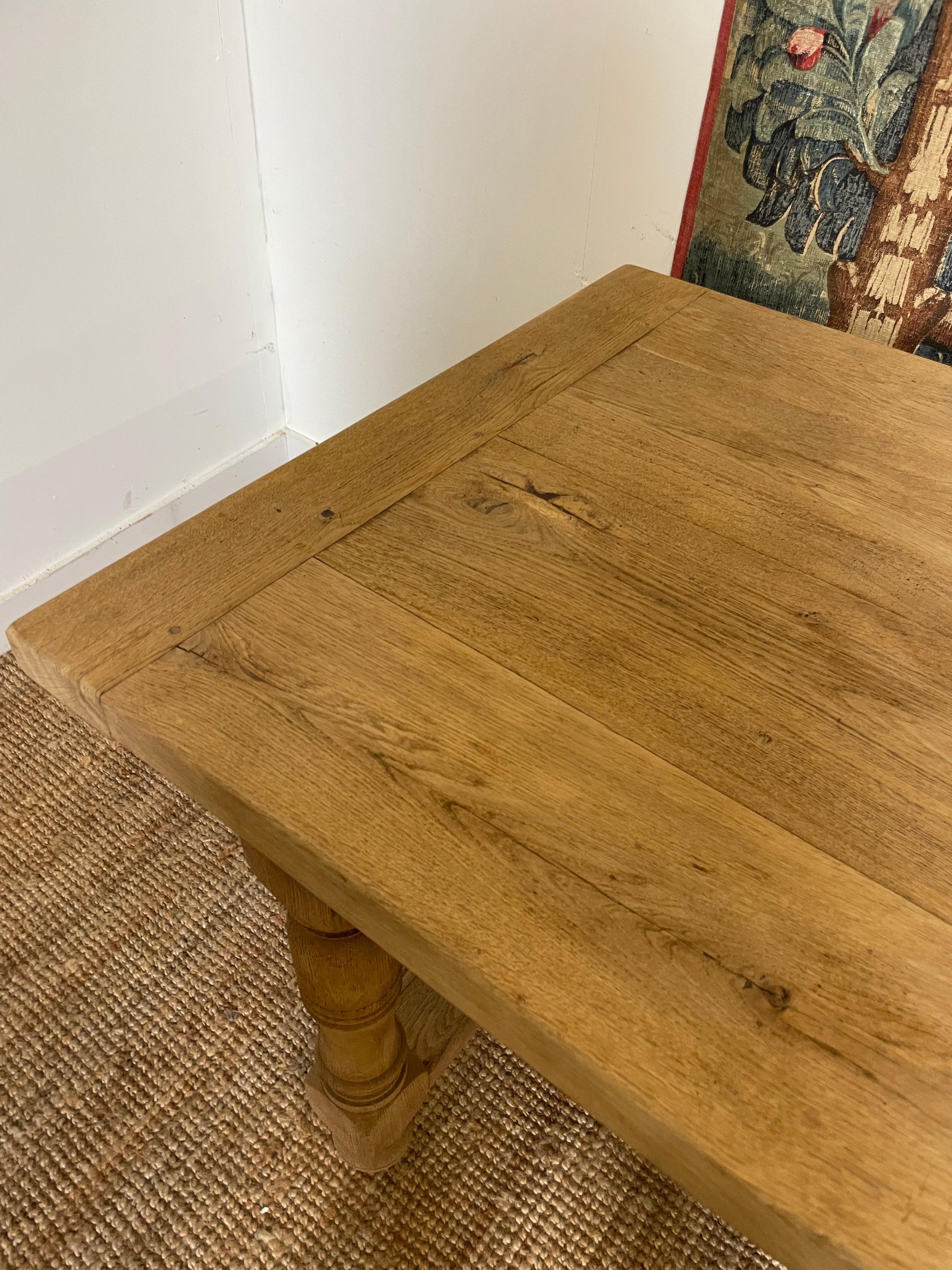 Mesa de refectorio / mesa de granja de roble de principios del siglo XX Roble en venta