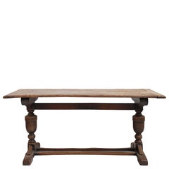 Early 20th Century Oak Refectory Table