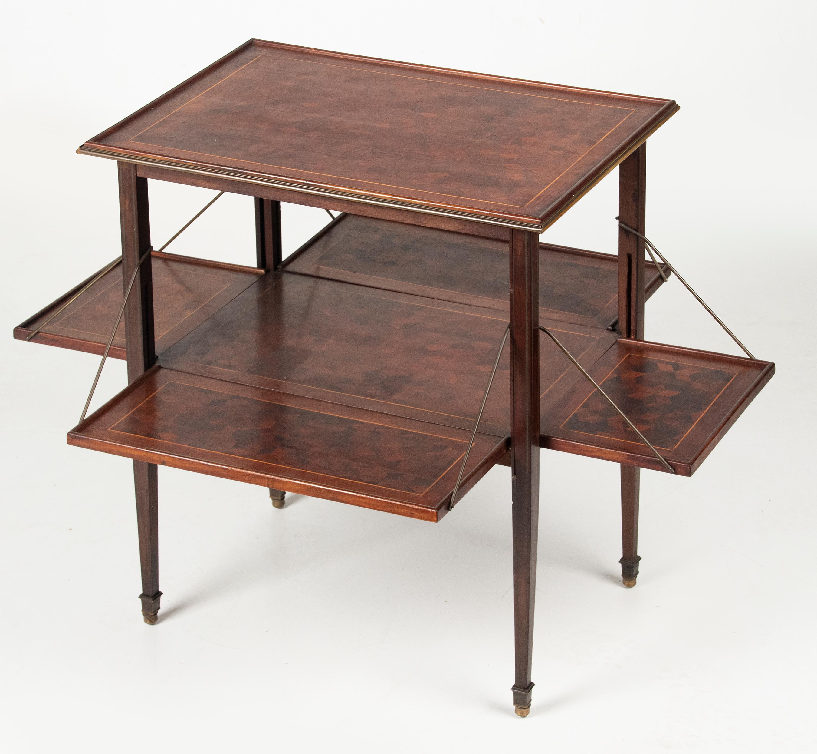 Art Deco Early 20th Century Oak Server Table For Sale
