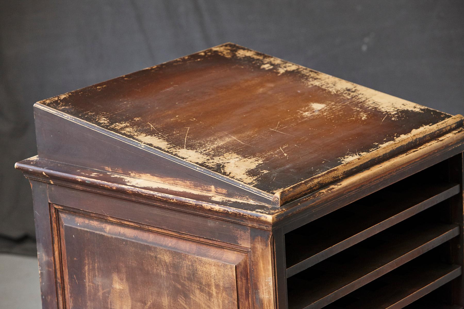 Early 20th Century Oak Slant Top Stand Up Desk by Library Bureau Makers 7