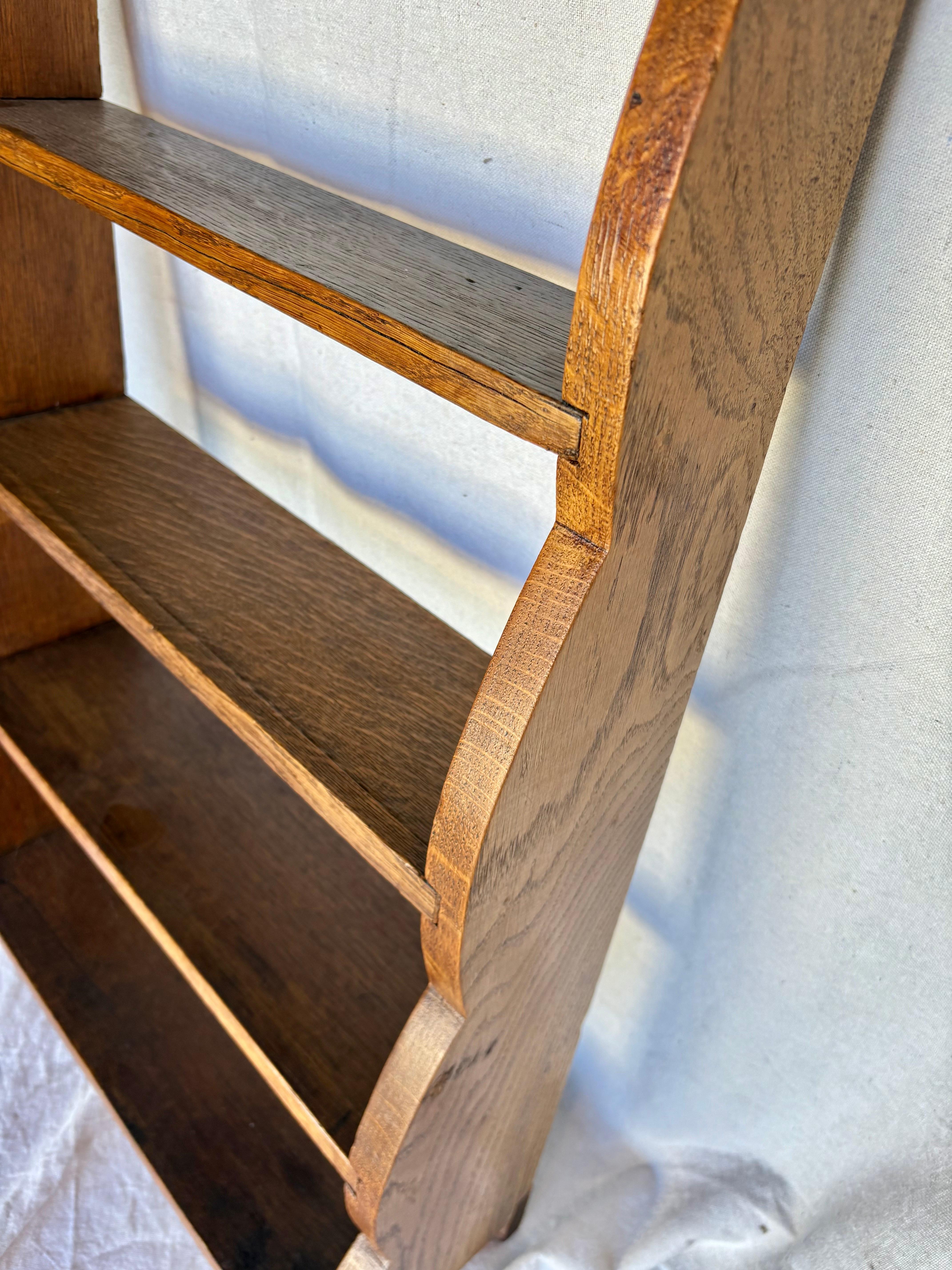 Early 20th Century Oak Wall Shelf For Sale 5
