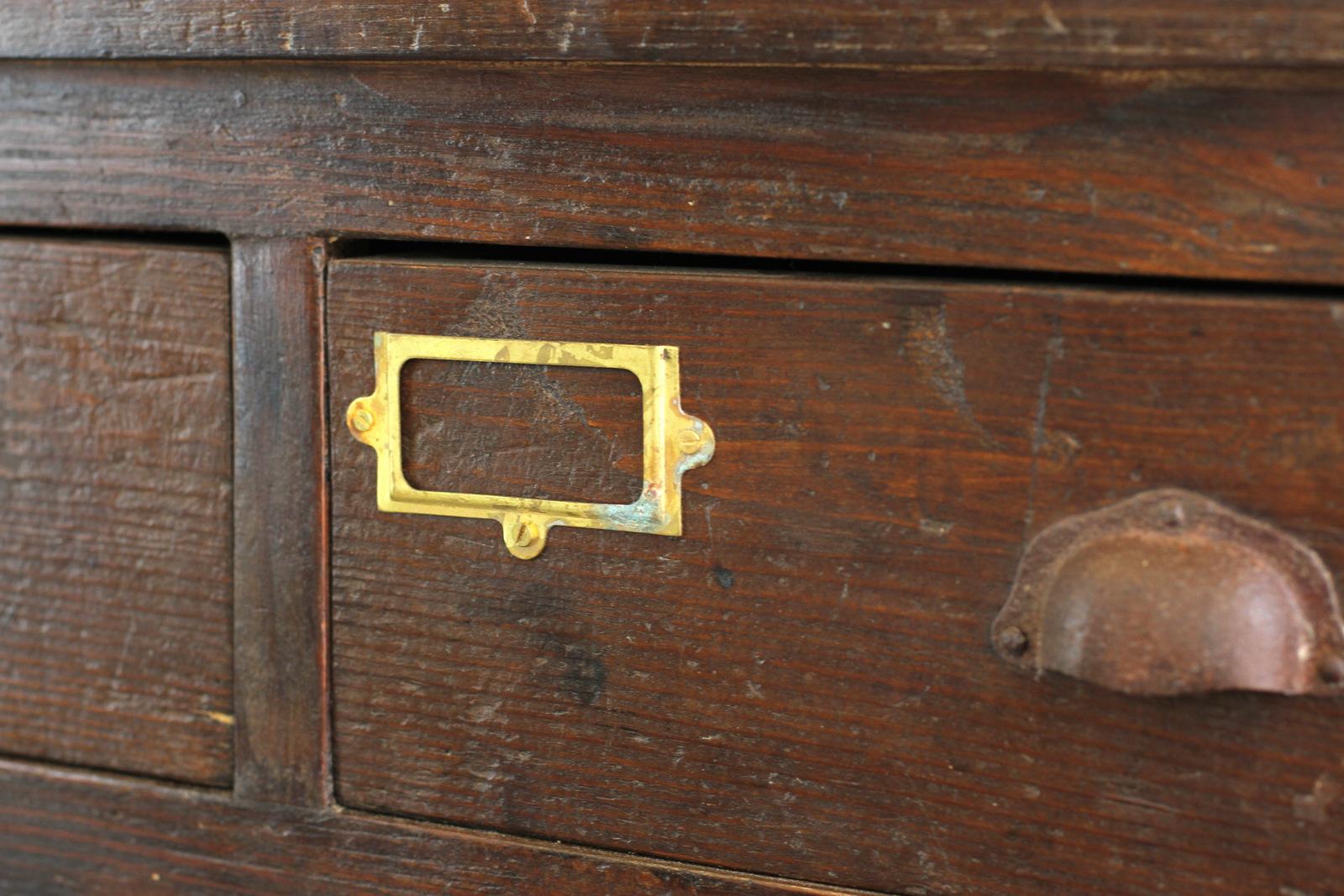 French Early 20th Century Oak Workshop Drawers, circa 1900