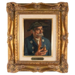 Early 20th Century Oil on Board by Franz Xaver WÖLFLE (Austria 1887-1972)