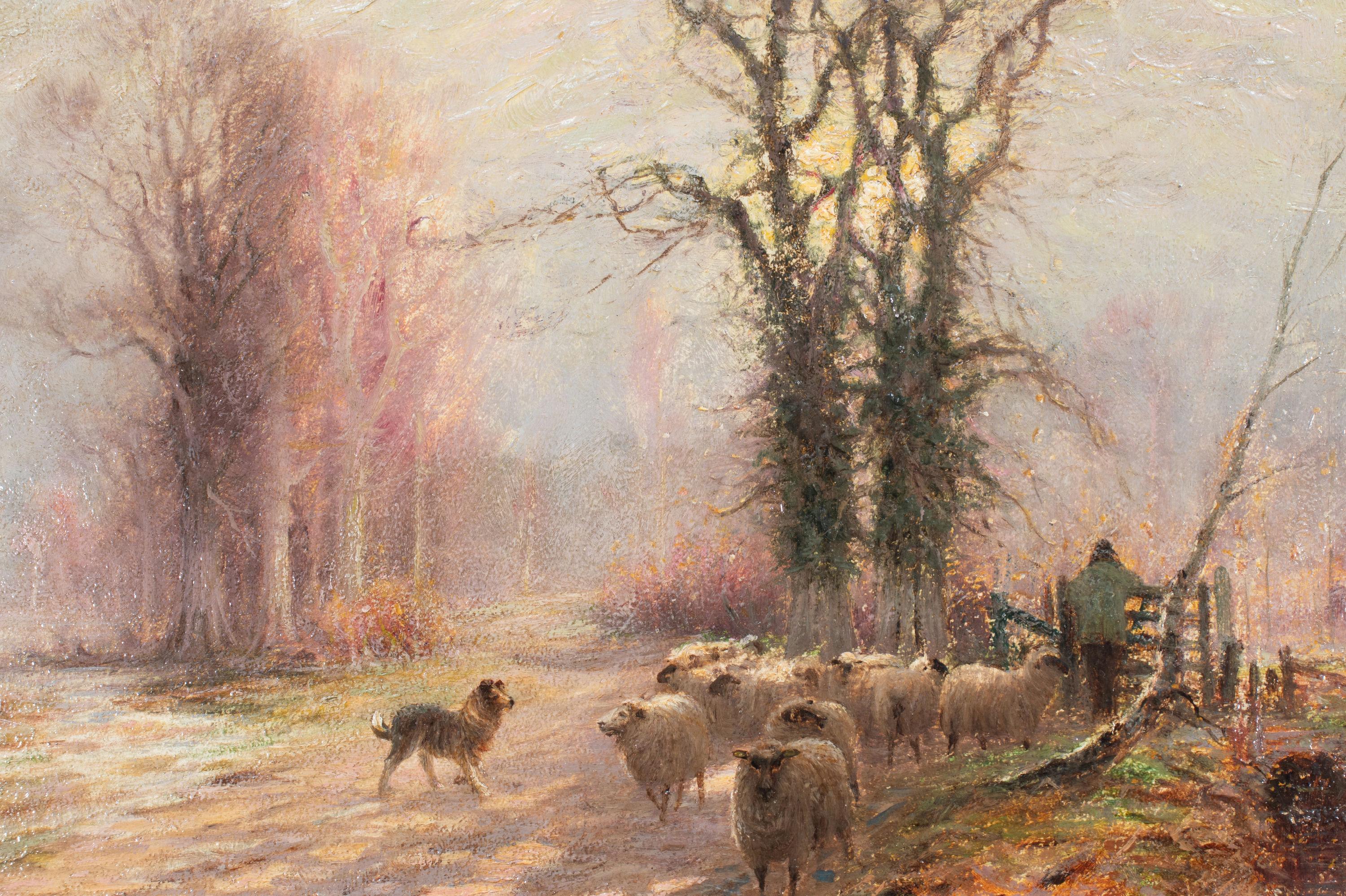 Dipinto a mano Olio su tavola dei primi del Novecento  