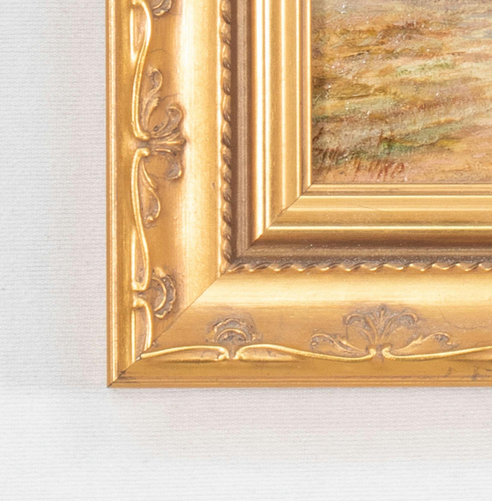 Olio su tavola dei primi del Novecento  