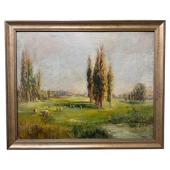 Early 20th Century Oil on Canvas