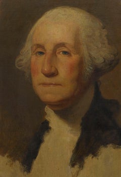 George Washington, Athenaeum Study, Early 20th Century Oil on Canvas