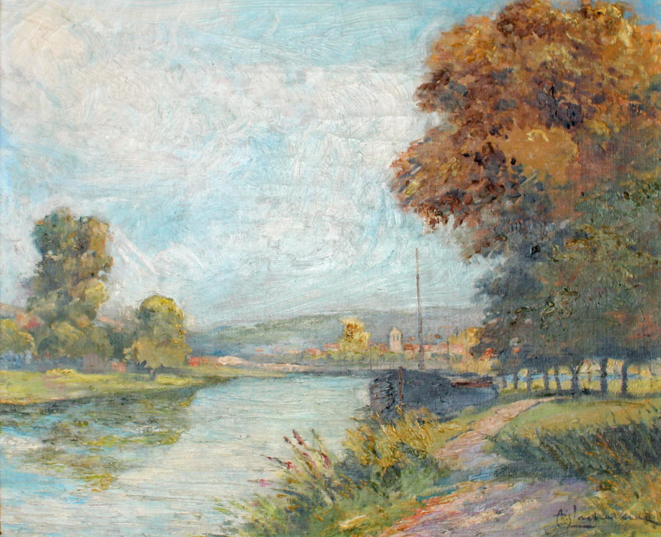 Early 20th Century Oil on Canvas 