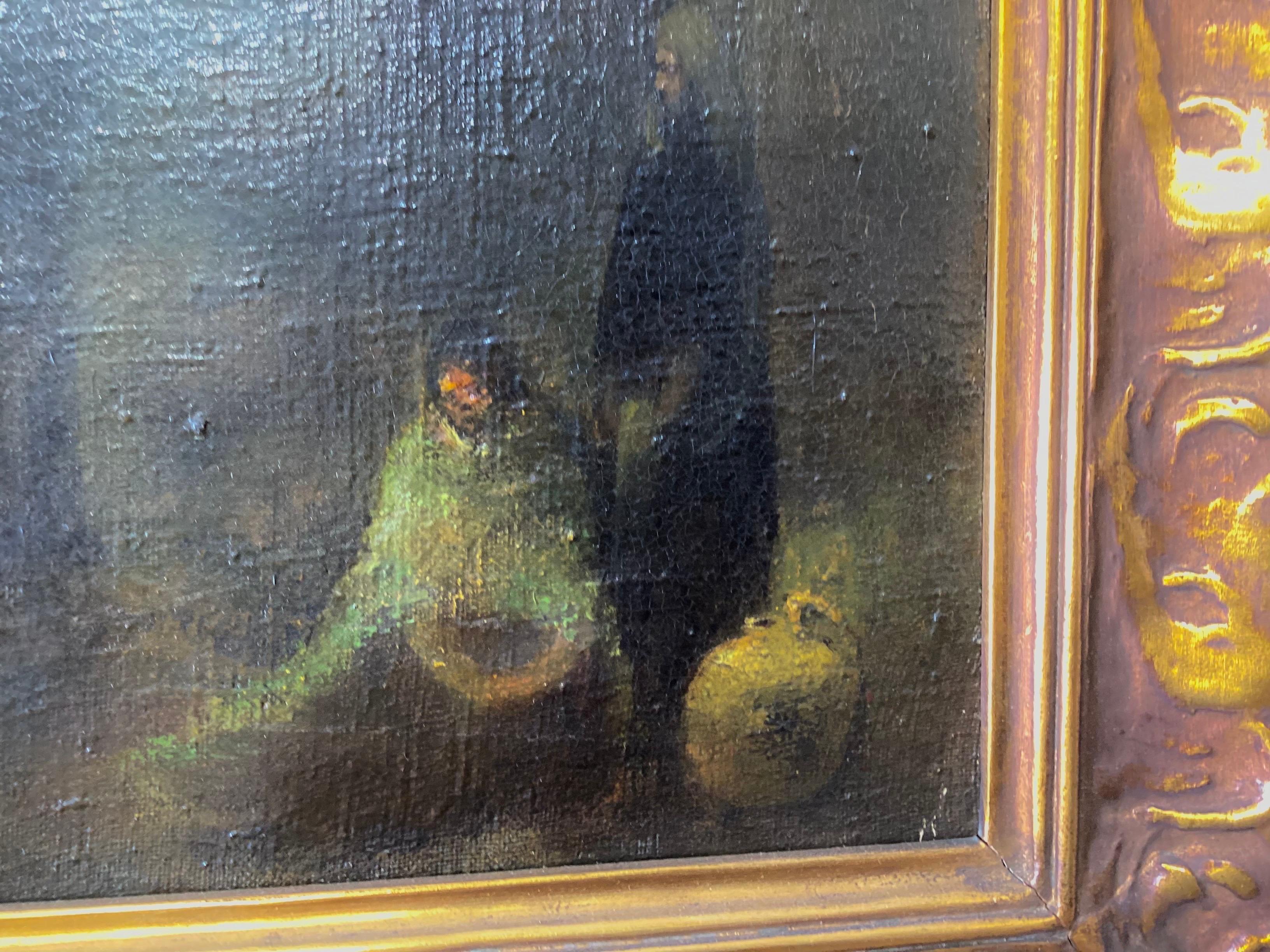 Early 20th Century Oil on Canvass 