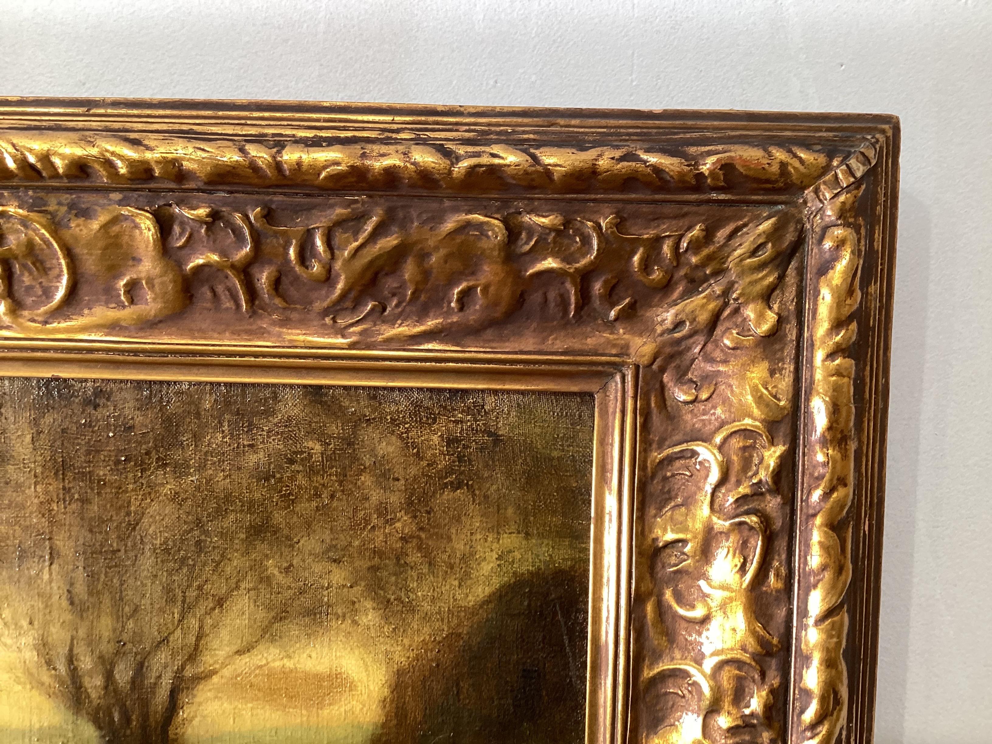 Early 20th Century Oil on Canvass 