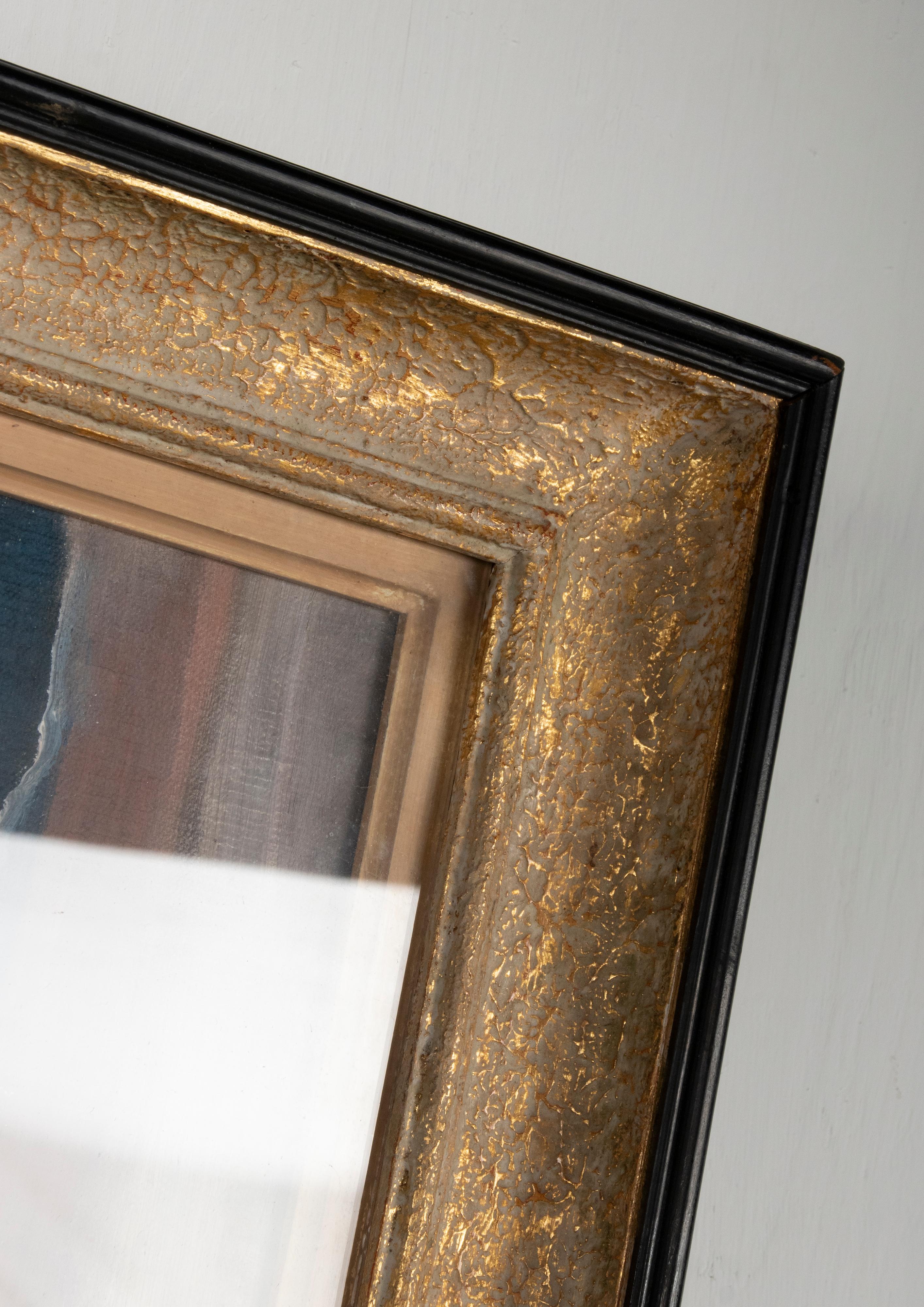 Pittura a olio su tela dei primi del Novecento, stile di vita floreale, firmata in vendita 5