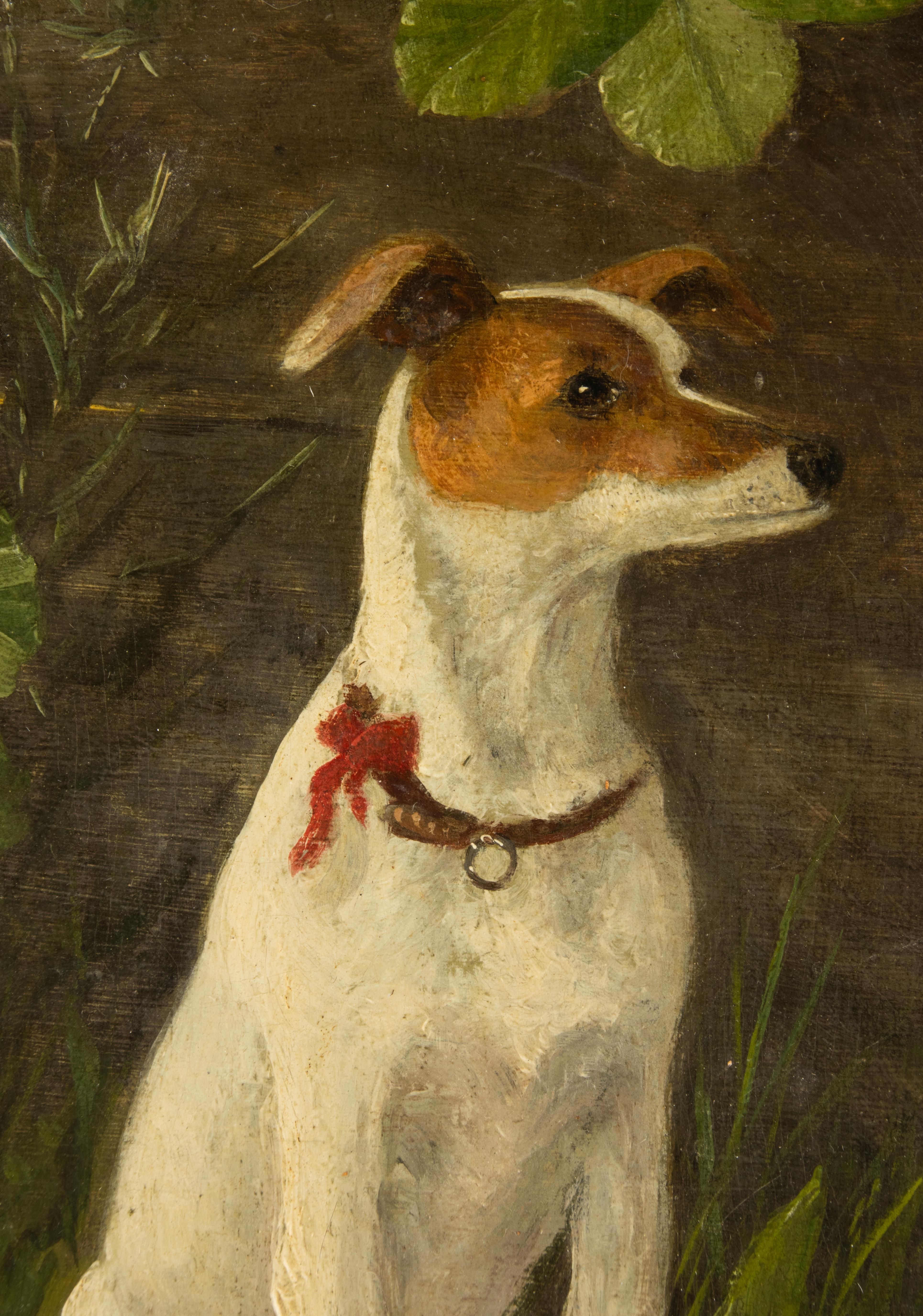 Early 20th Century Oil Painting - Portrait of a Dog 2