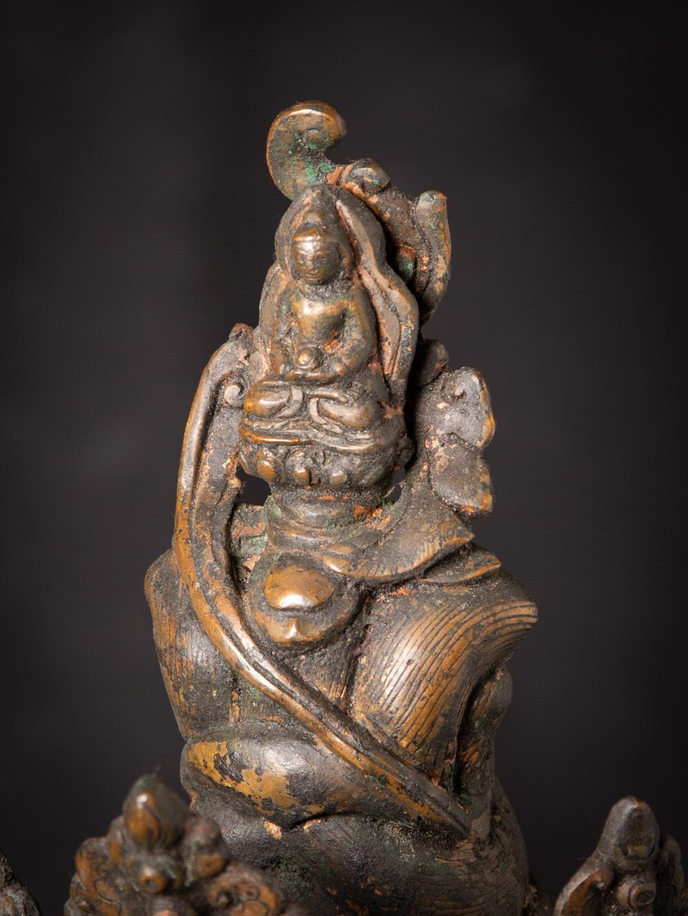 Early 20th century old bronze Nepali Bodhisattva statue - OriginalBuddhas For Sale 9