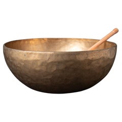 Used Early 20th century Old bronze Nepali Singing Bowl from Nepal - OriginalBuddhas