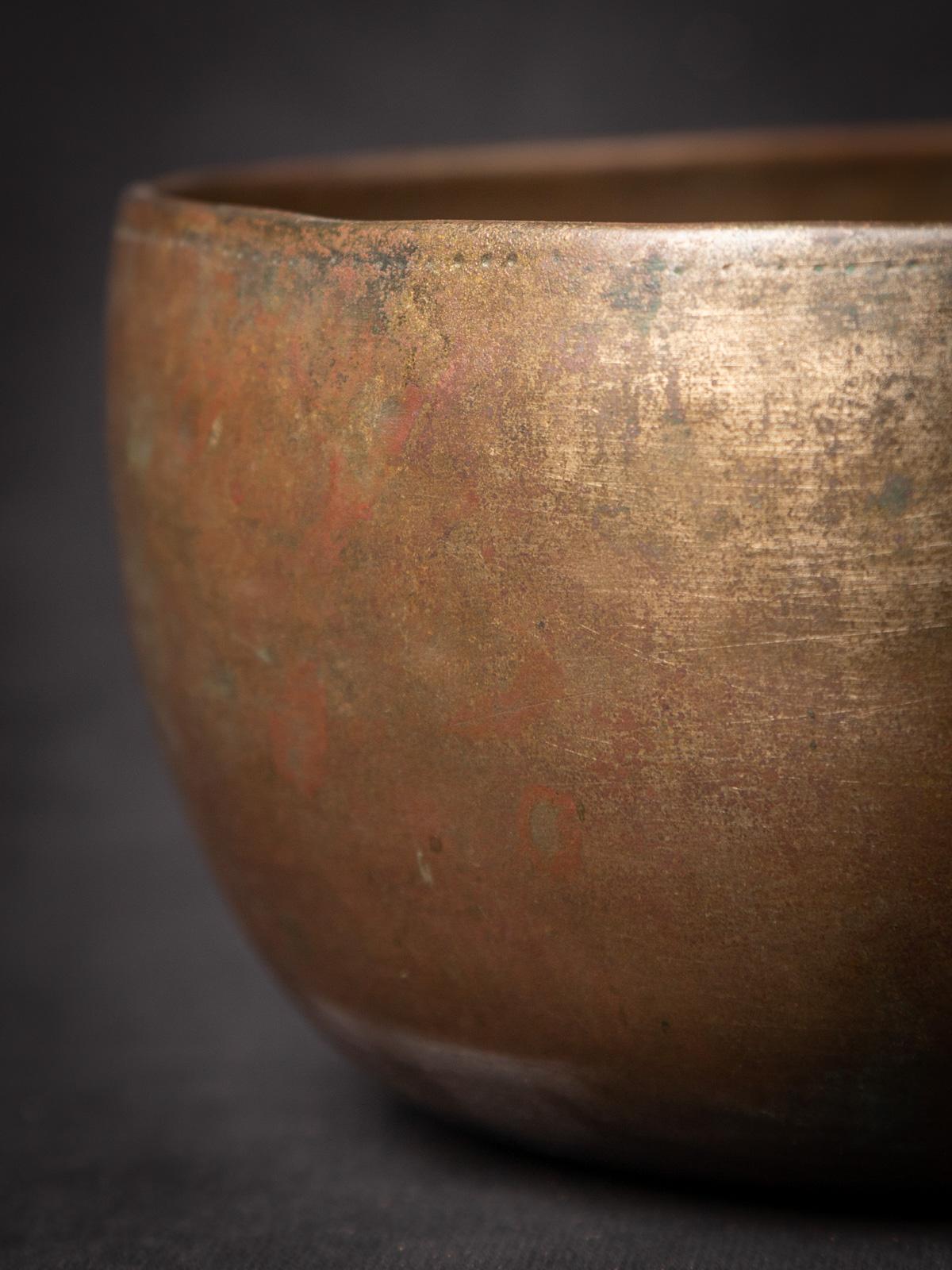 Early 20th Century Old bronze Nepali Singing bowl  OriginalBuddhas 6