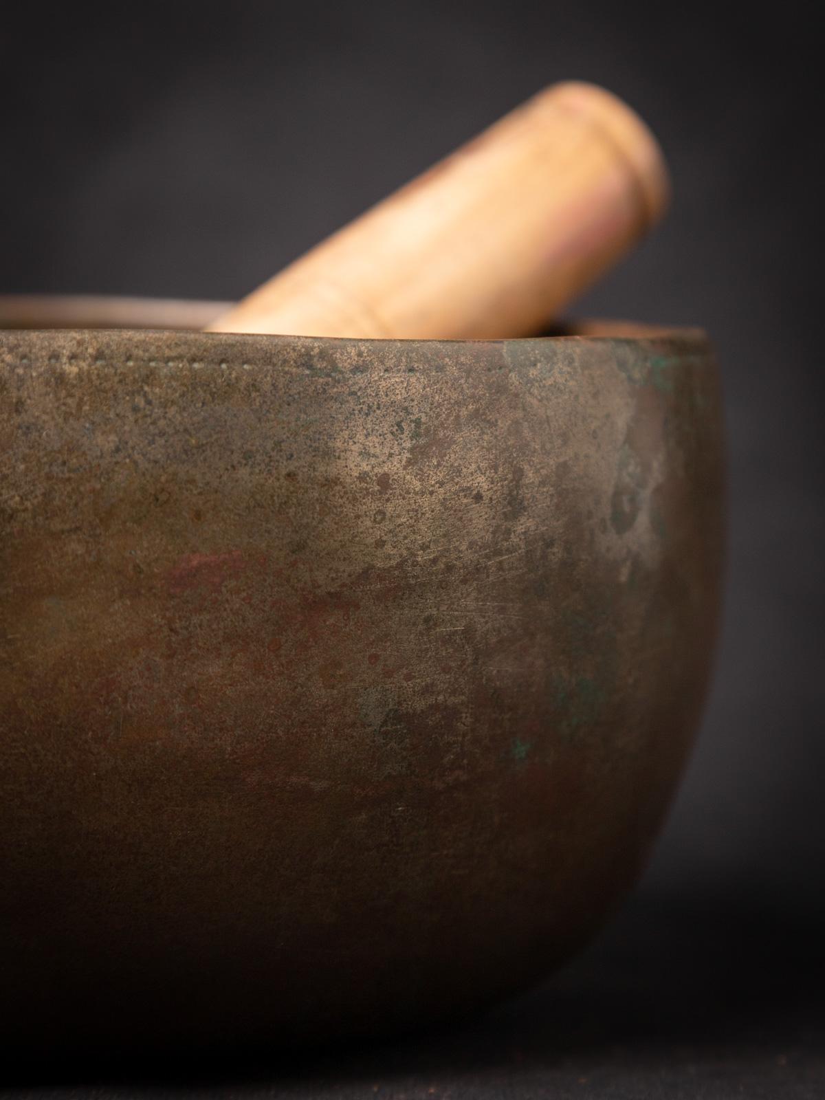 Early 20th Century Old bronze Nepali Singing bowl  OriginalBuddhas 7