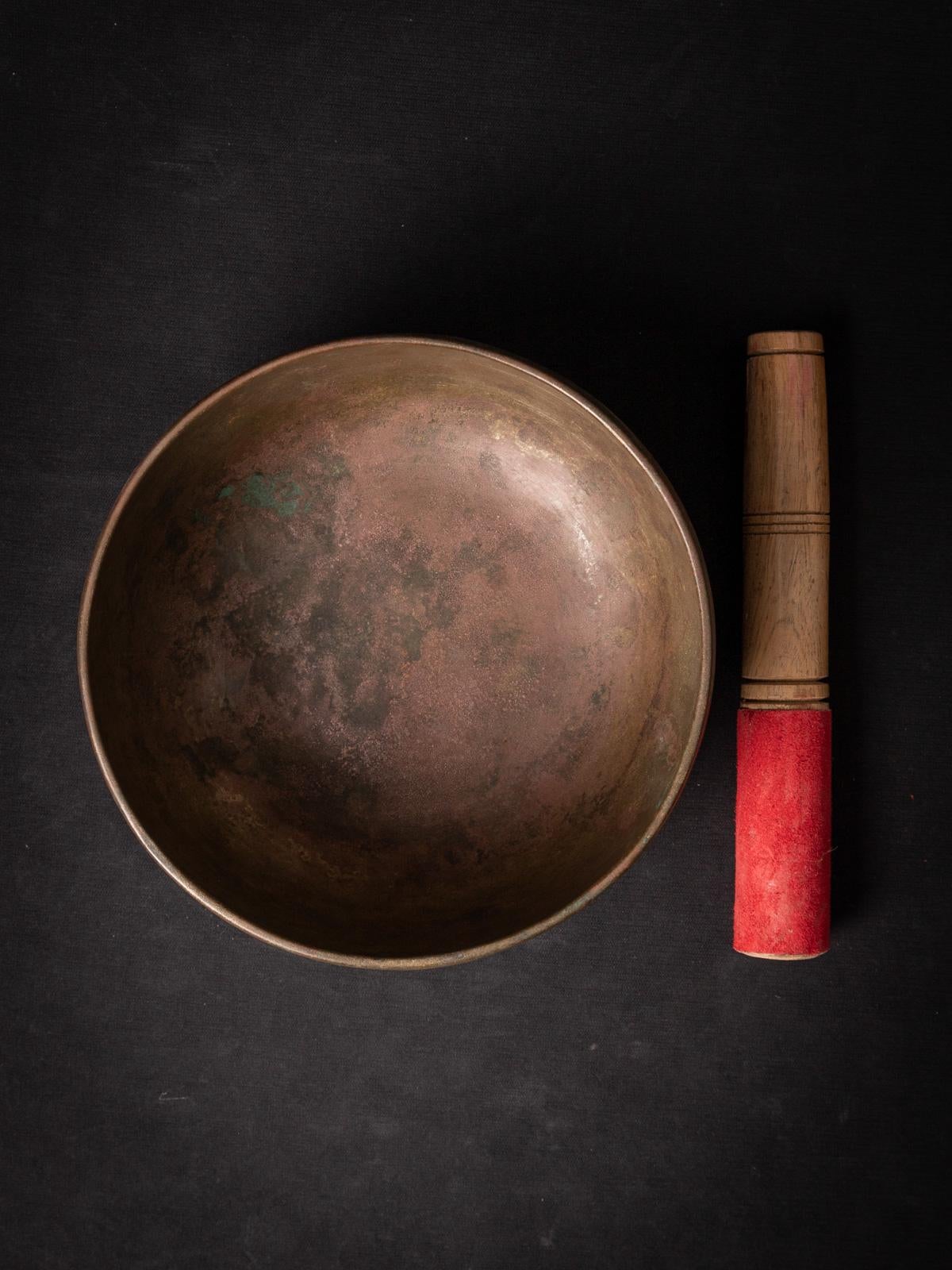 Early 20th Century Old bronze Nepali Singing bowl  OriginalBuddhas 10