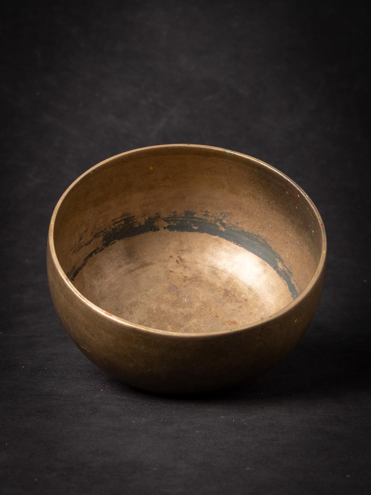 Early 20th Century Old bronze Nepali Singing Bowl  OriginalBuddhas 10