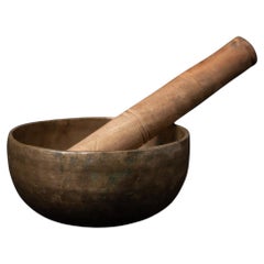 Early 20th century old bronze Nepali Singing Bowl  OriginalBuddhas