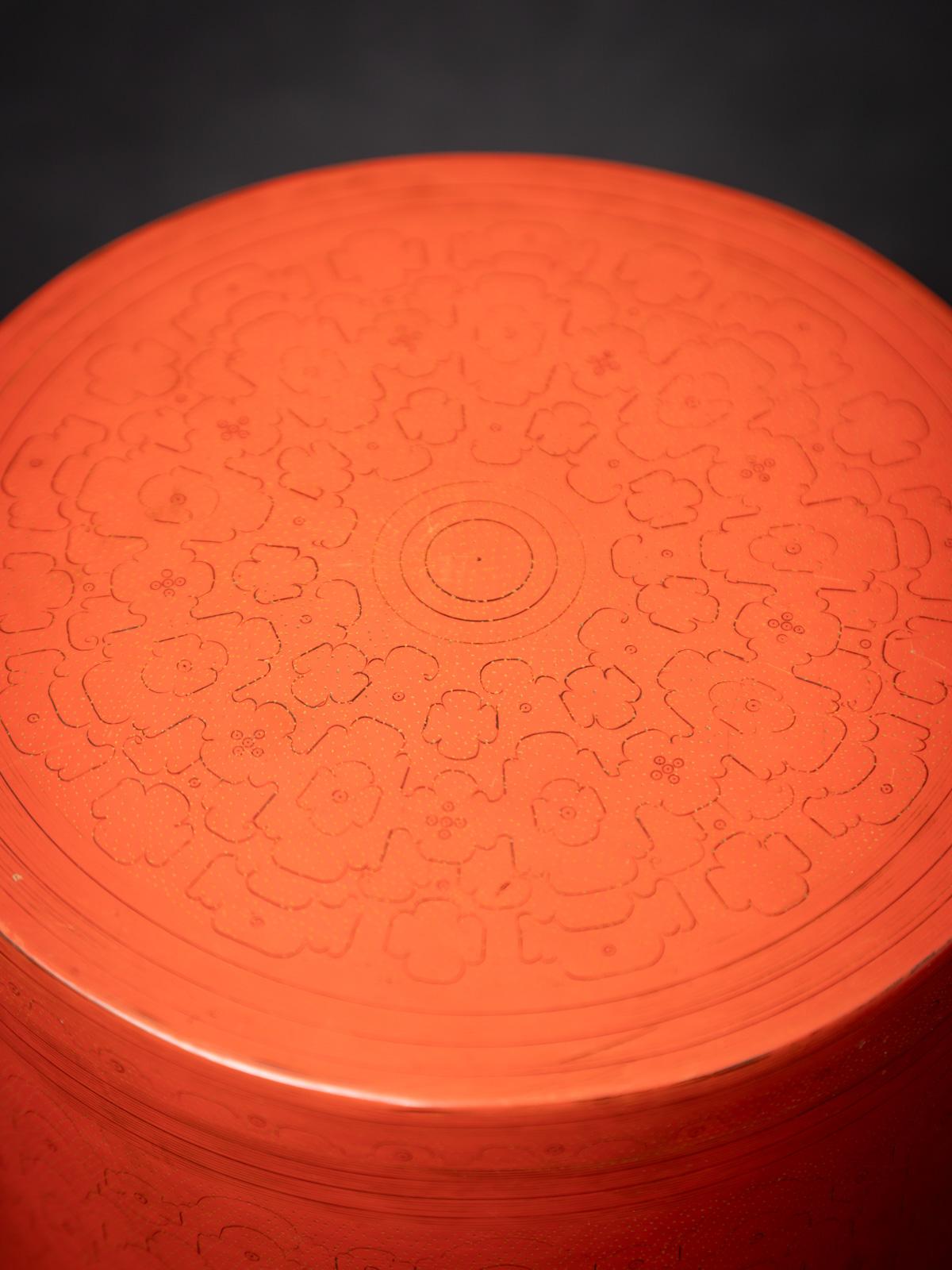 Début du 20e siècle Ancienne boîte en laque de bétel en Birmanie en vente 6