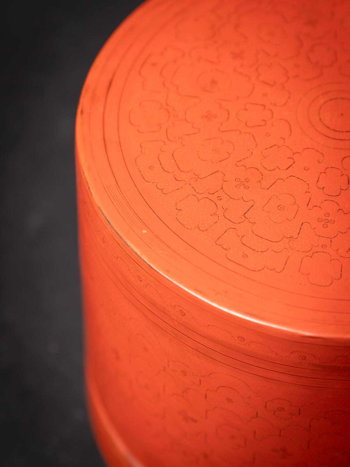 Début du 20e siècle Ancienne boîte en laque de bétel en Birmanie en vente 7