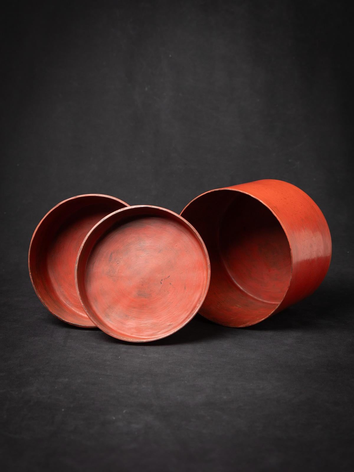 Début du 20e siècle Ancienne boîte en laque de bétel en Birmanie en vente 1