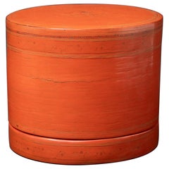 Early 20th century Old Burmese lacquerware betelnut box from Burma