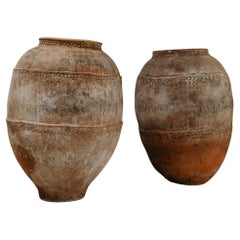 Early 20th Century Olive Oil Jars