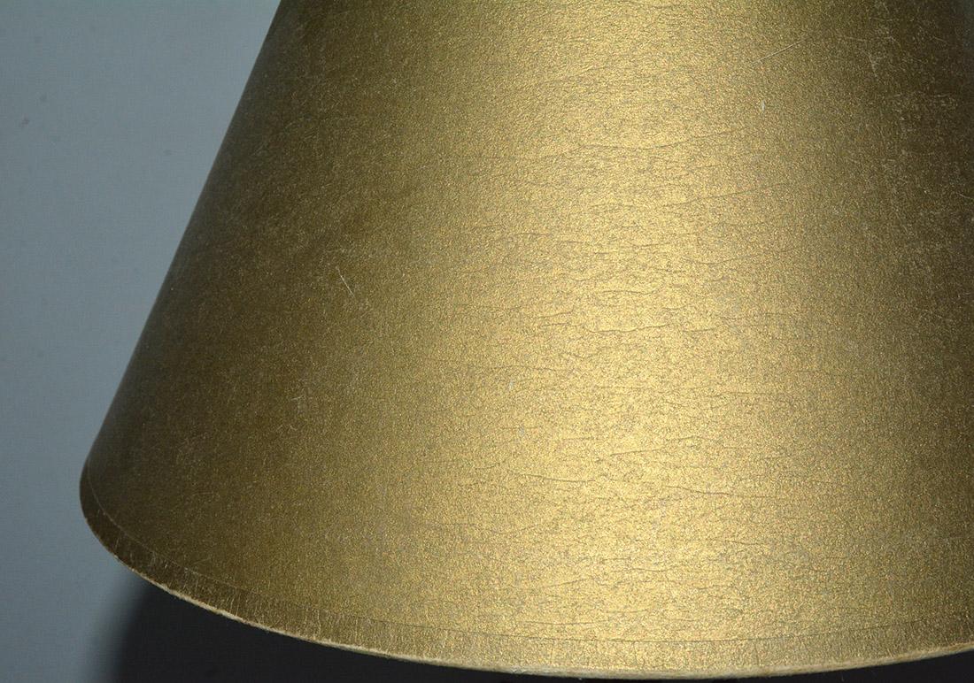 Early 20th Century Onyx and Gold Metal Table Lamp For Sale 3