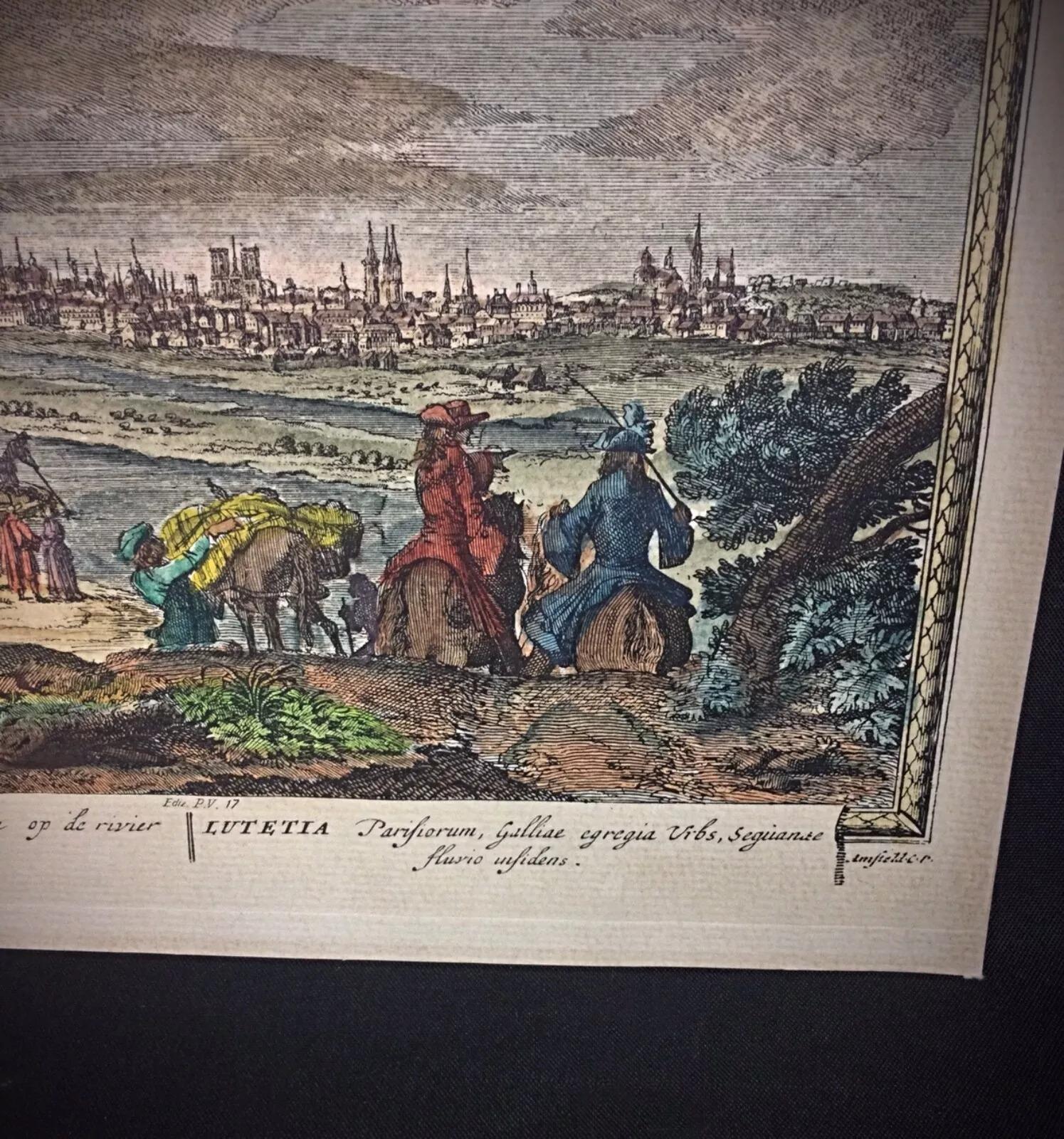 Lithographie/Stickerei des frühen 20. Jahrhunderts oder früher von P. Schenk - 2Y311 im Angebot 1