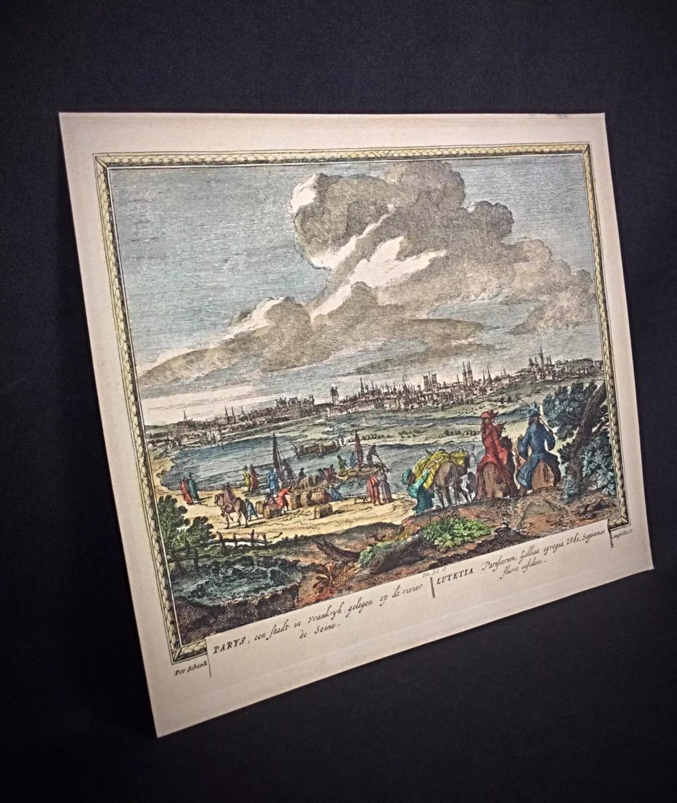 Lithographie/Stickerei des frühen 20. Jahrhunderts oder früher von P. Schenk - 2Y311 im Angebot 2
