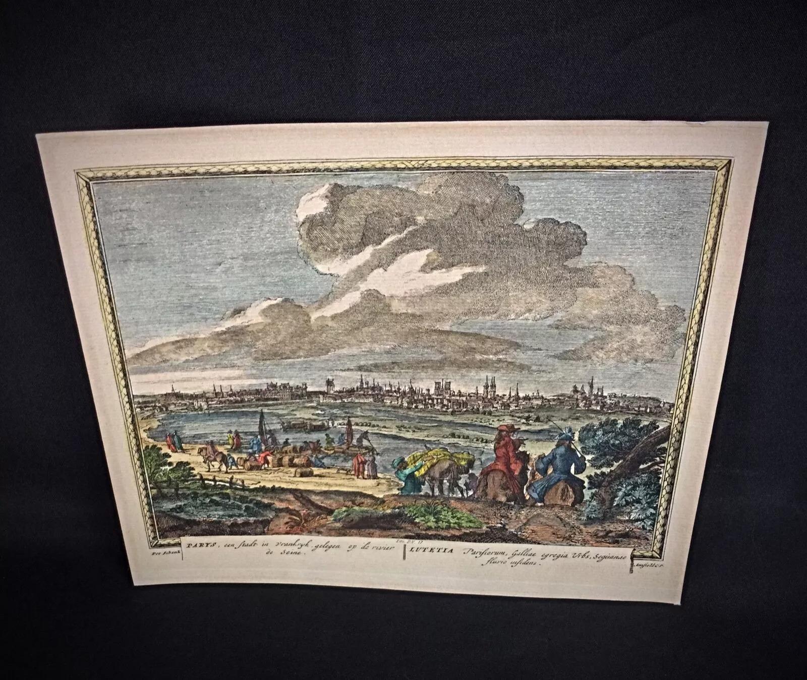 Lithographie/Stickerei des frühen 20. Jahrhunderts oder früher von P. Schenk - 2Y311 im Angebot 3