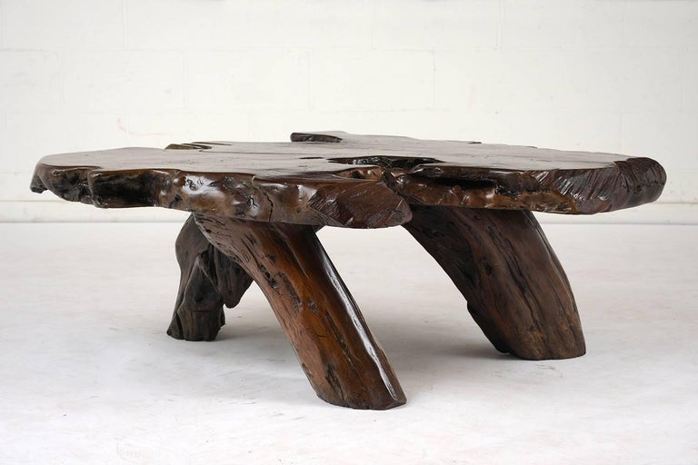 Early 20th Century Organic Tree Root Coffee Table For Sale at 1stdibs