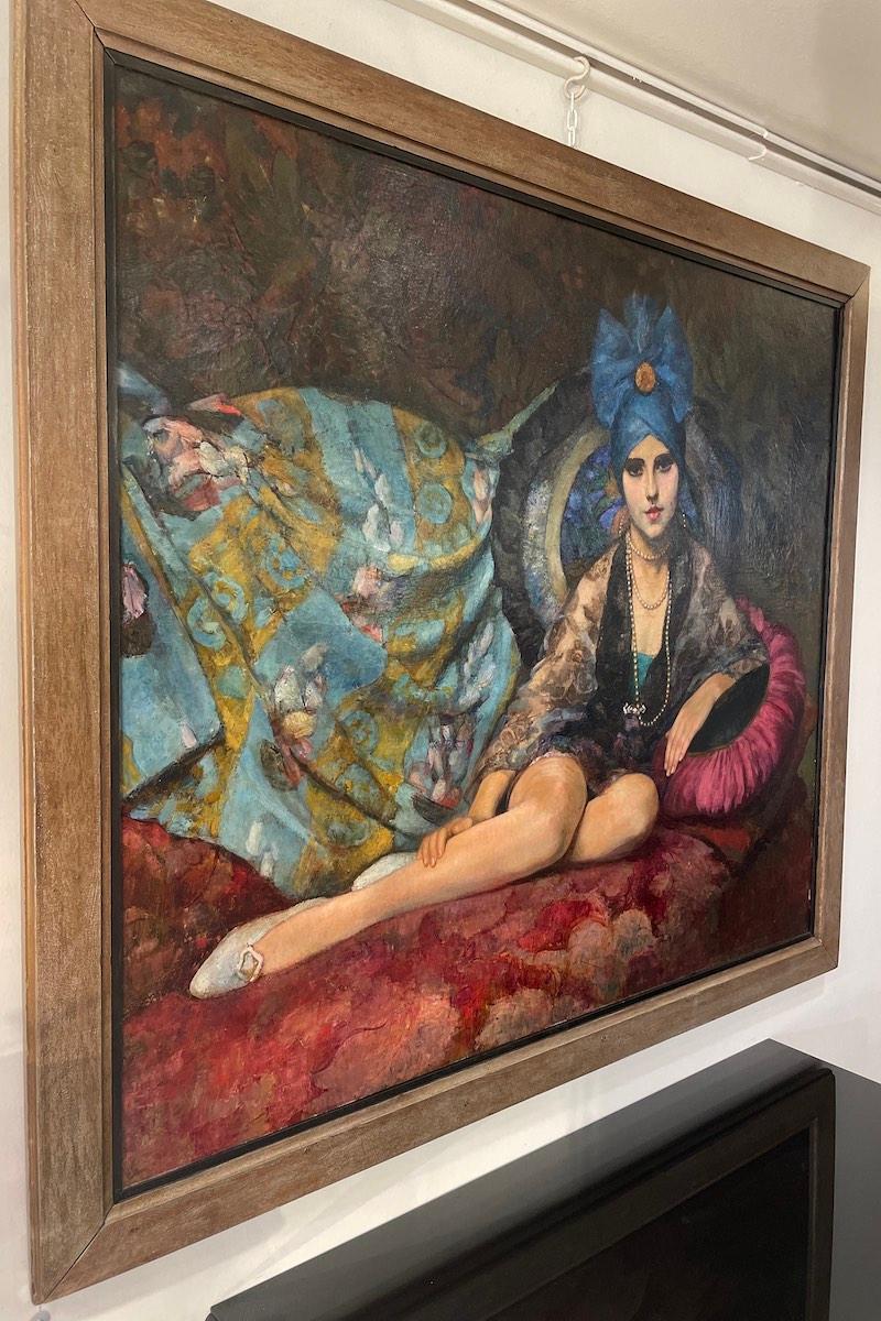 Early 20th Century Orientalist Painting For Sale 5